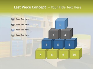 Light Decor Wall PowerPoint Template