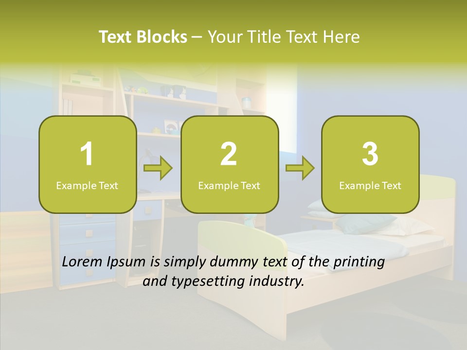 Light Decor Wall PowerPoint Template
