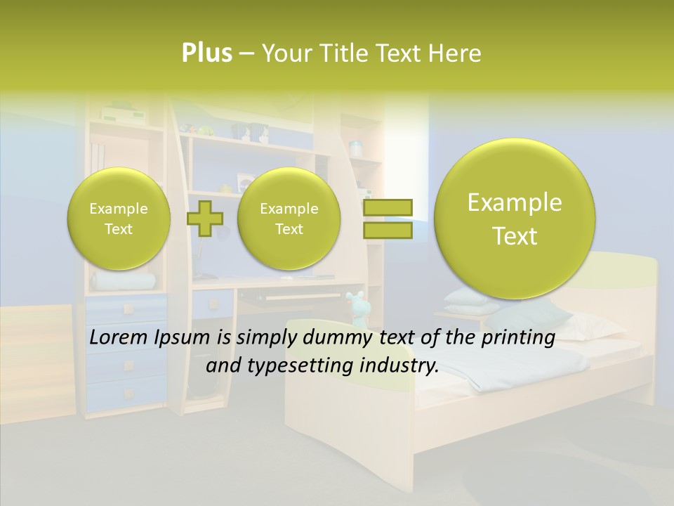 Light Decor Wall PowerPoint Template