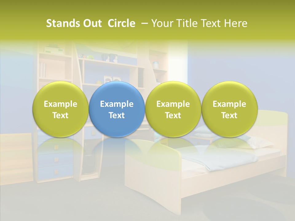 Light Decor Wall PowerPoint Template
