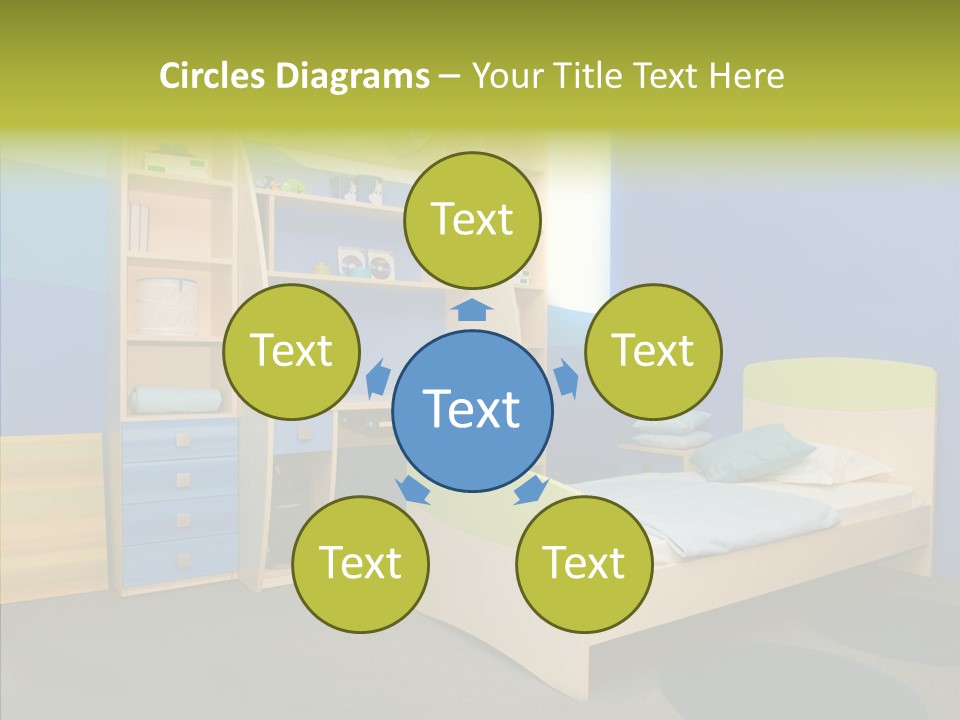 Light Decor Wall PowerPoint Template