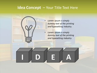 Light Decor Wall PowerPoint Template