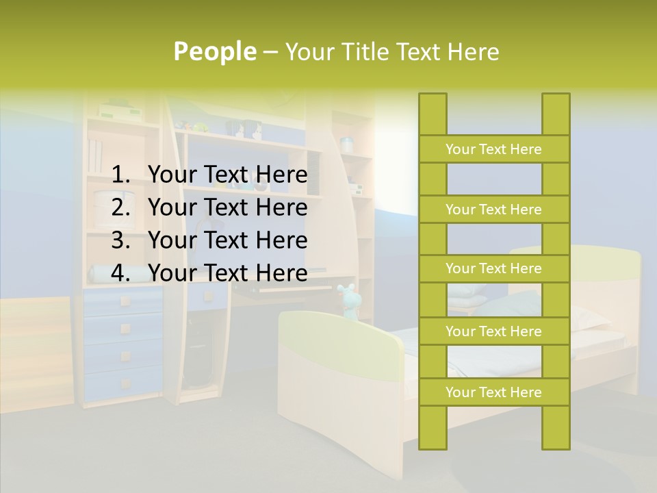 Light Decor Wall PowerPoint Template