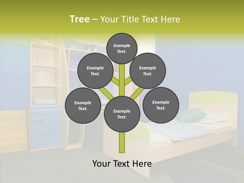 Light Decor Wall PowerPoint Template