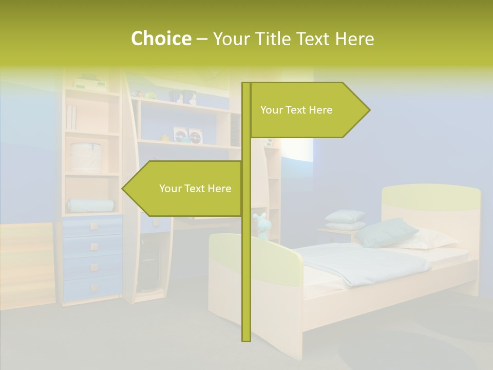 Light Decor Wall PowerPoint Template