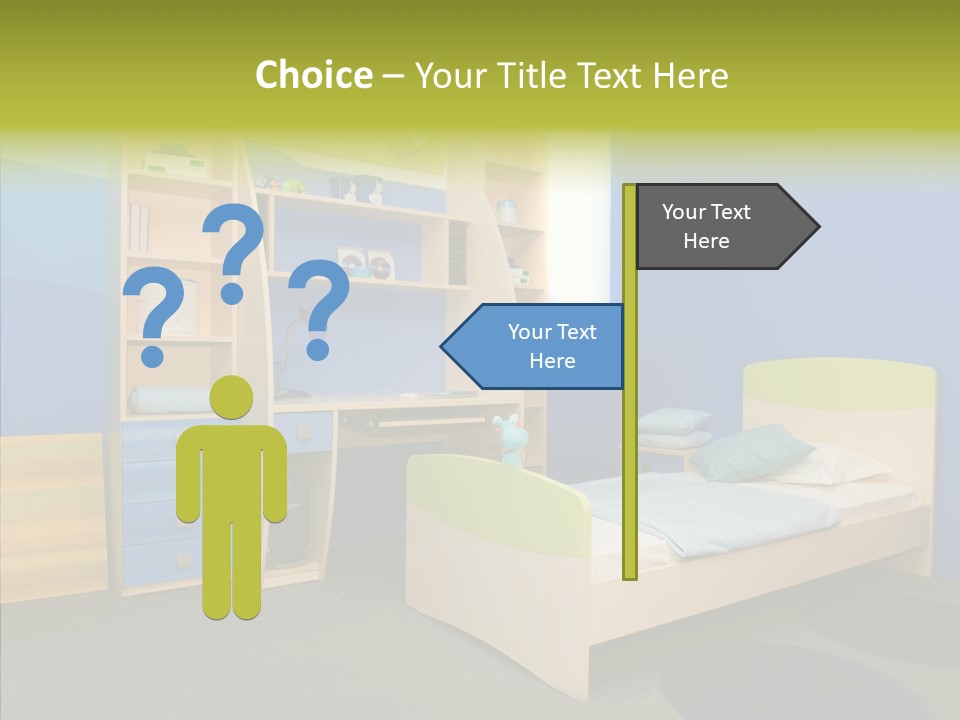 Light Decor Wall PowerPoint Template