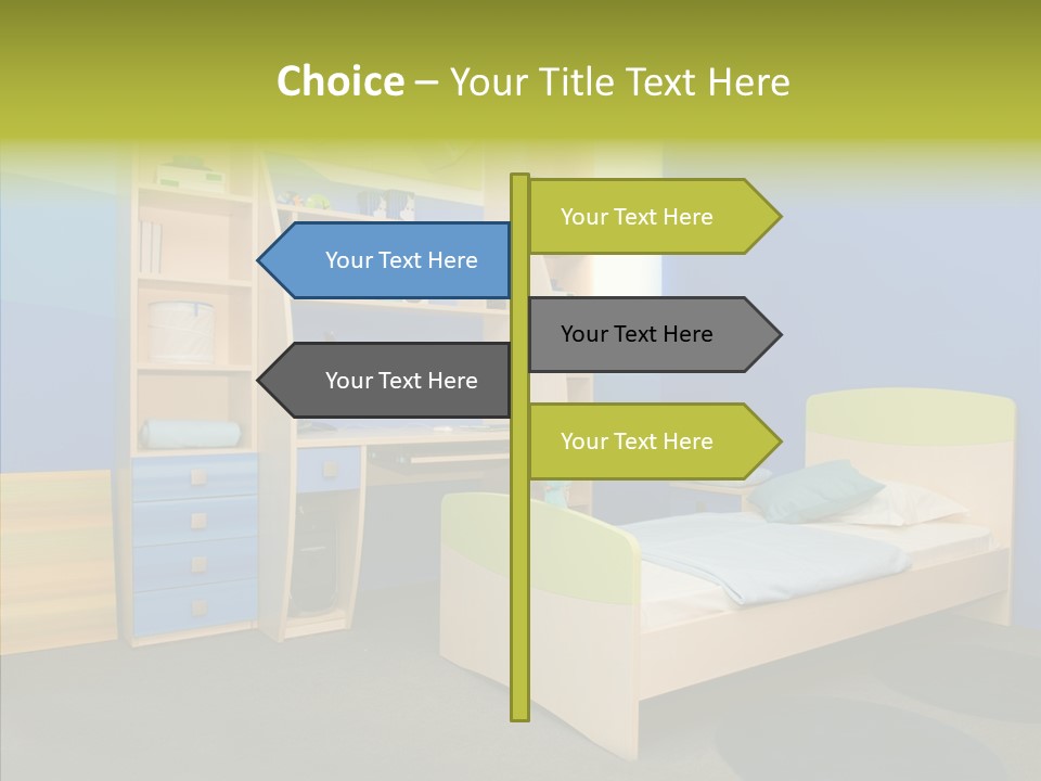 Light Decor Wall PowerPoint Template