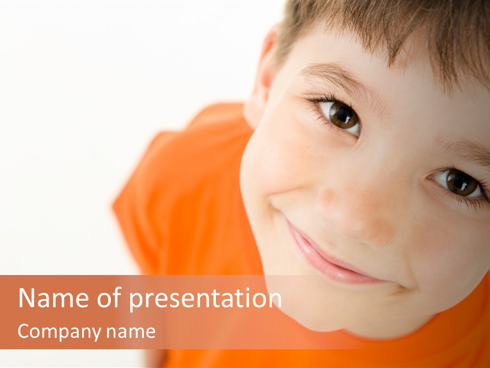 Smile Good Preschooler PowerPoint Template