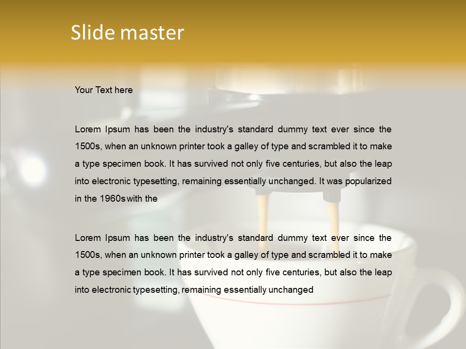 Steel Drink Chrome PowerPoint Template