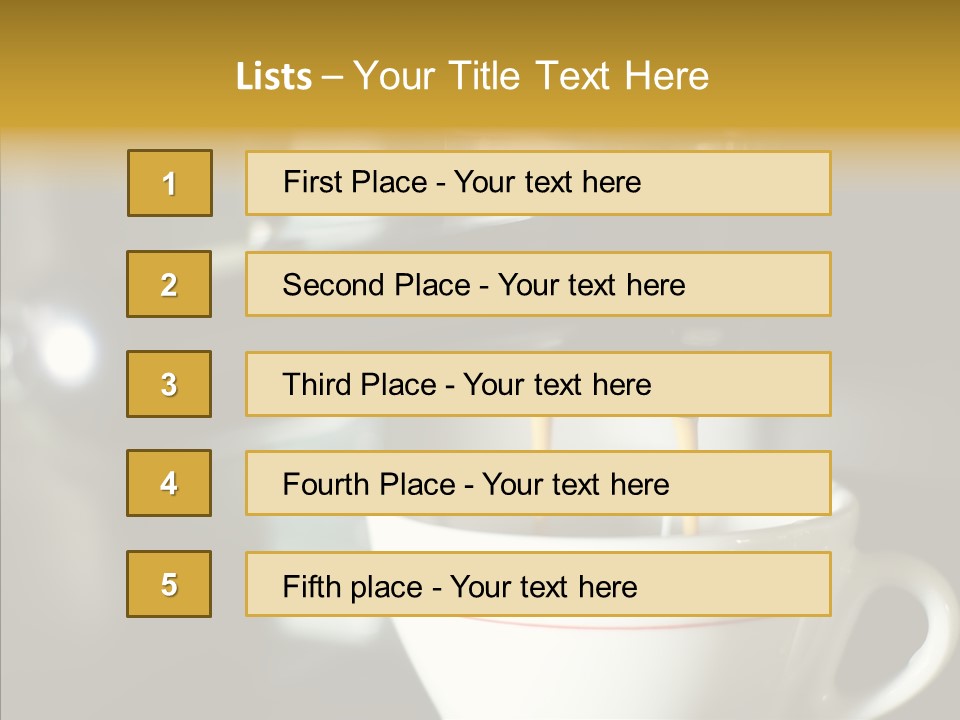 Steel Drink Chrome PowerPoint Template