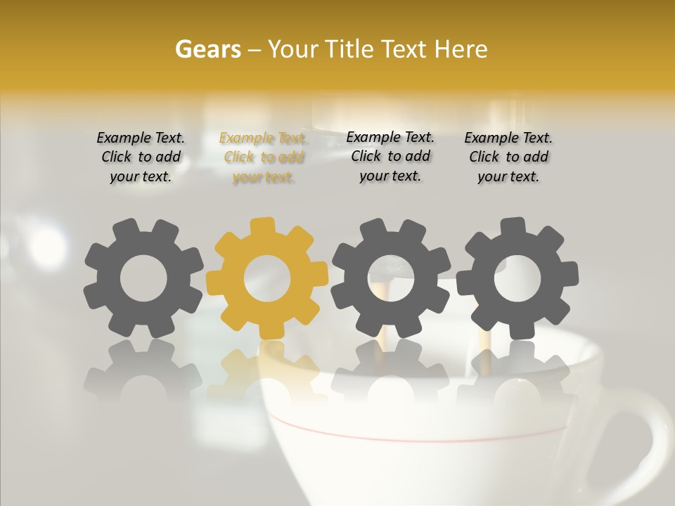 Steel Drink Chrome PowerPoint Template