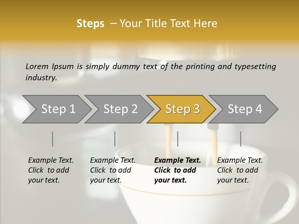 Steel Drink Chrome PowerPoint Template