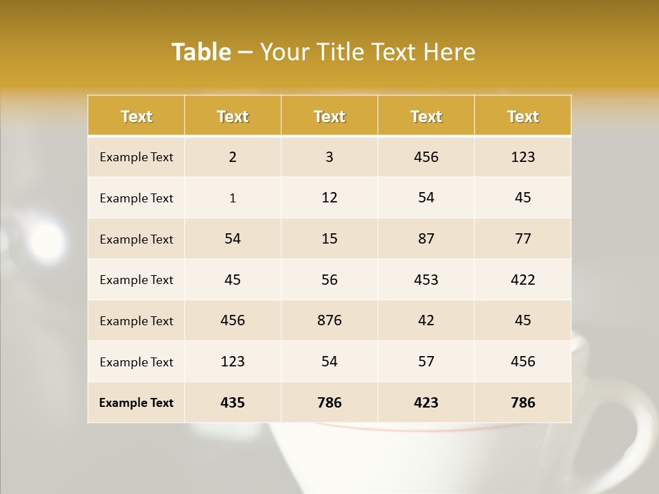 Steel Drink Chrome PowerPoint Template
