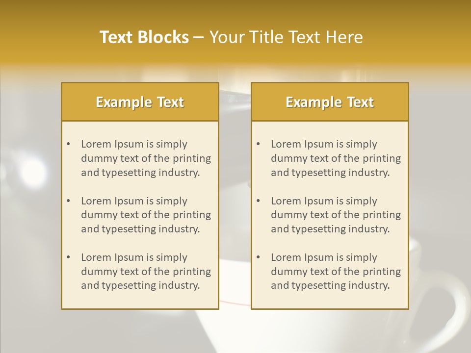 Steel Drink Chrome PowerPoint Template