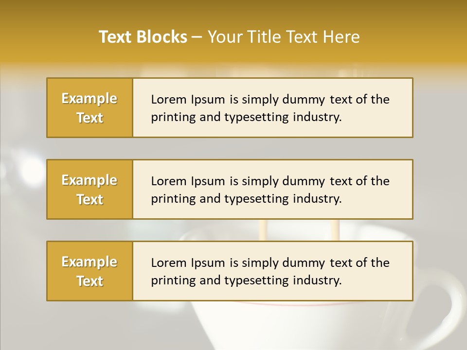 Steel Drink Chrome PowerPoint Template