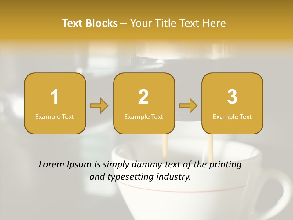 Steel Drink Chrome PowerPoint Template