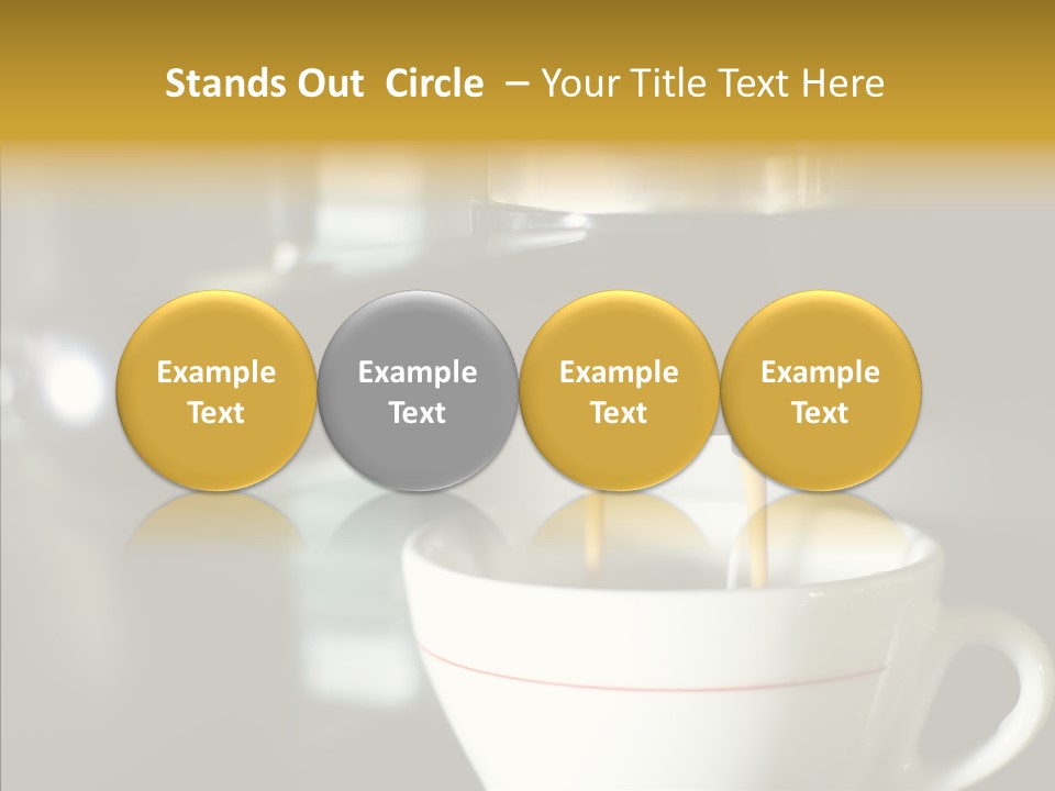 Steel Drink Chrome PowerPoint Template