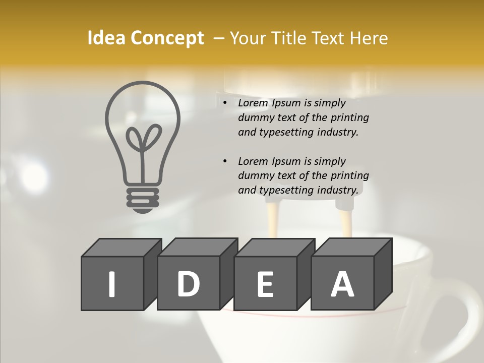 Steel Drink Chrome PowerPoint Template