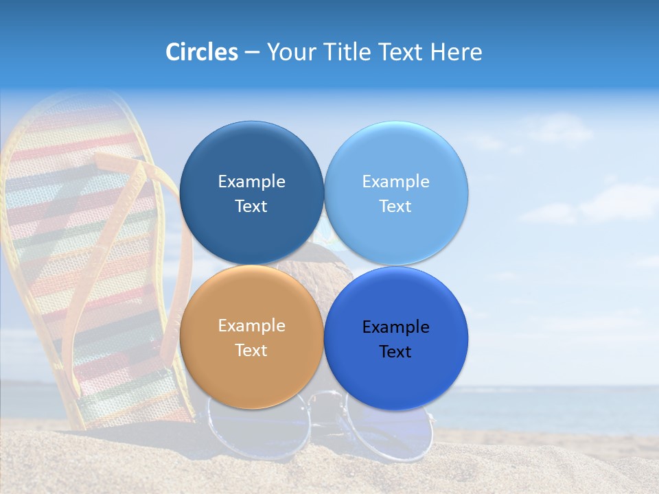 Zen Round Sunglasses PowerPoint Template