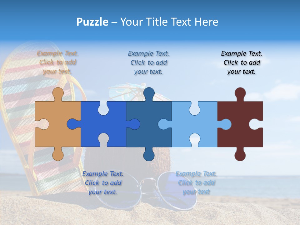 Zen Round Sunglasses PowerPoint Template