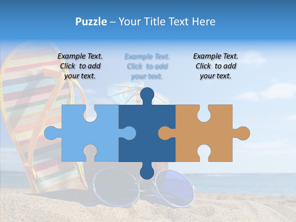 Zen Round Sunglasses PowerPoint Template
