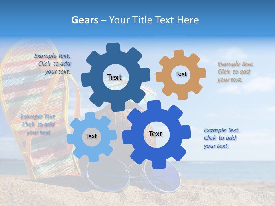 Zen Round Sunglasses PowerPoint Template