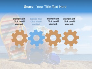 Zen Round Sunglasses PowerPoint Template