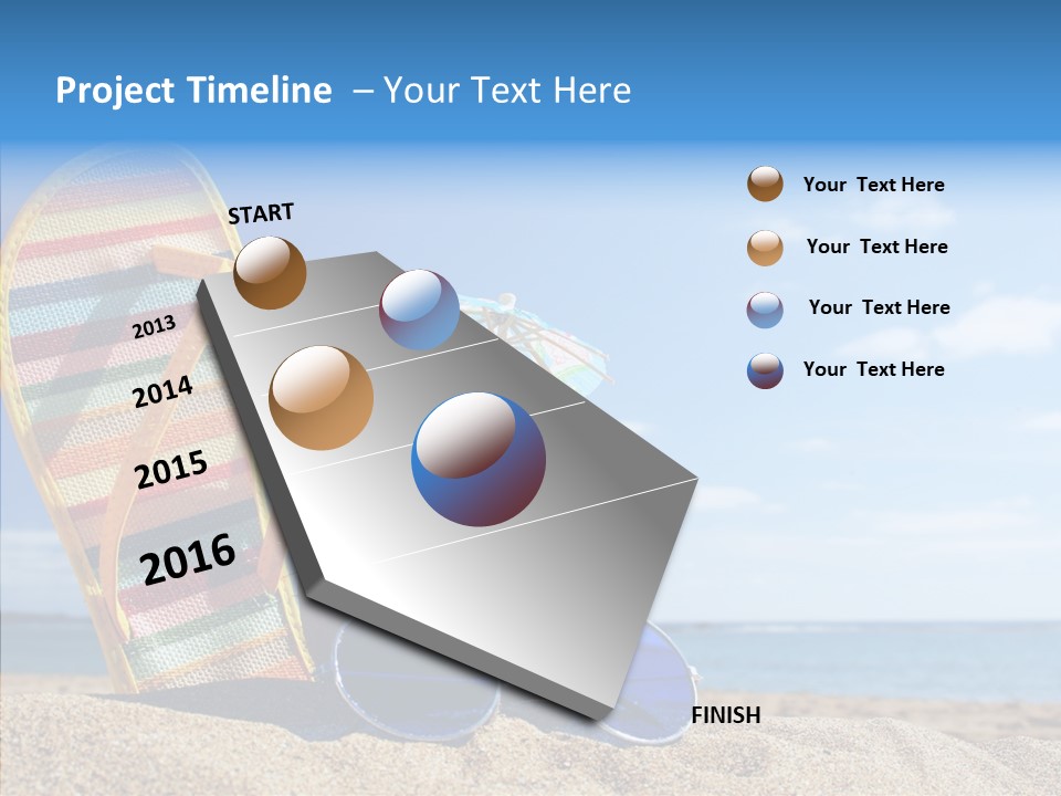 Zen Round Sunglasses PowerPoint Template