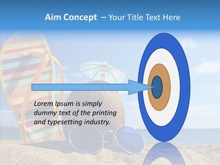 Zen Round Sunglasses PowerPoint Template