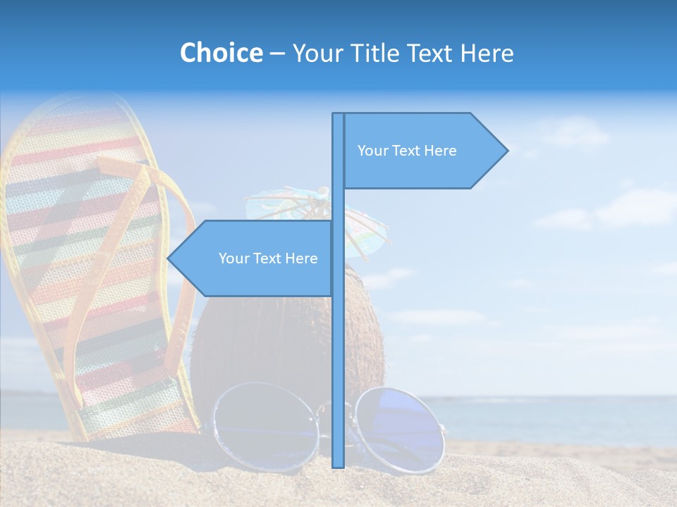 Zen Round Sunglasses PowerPoint Template