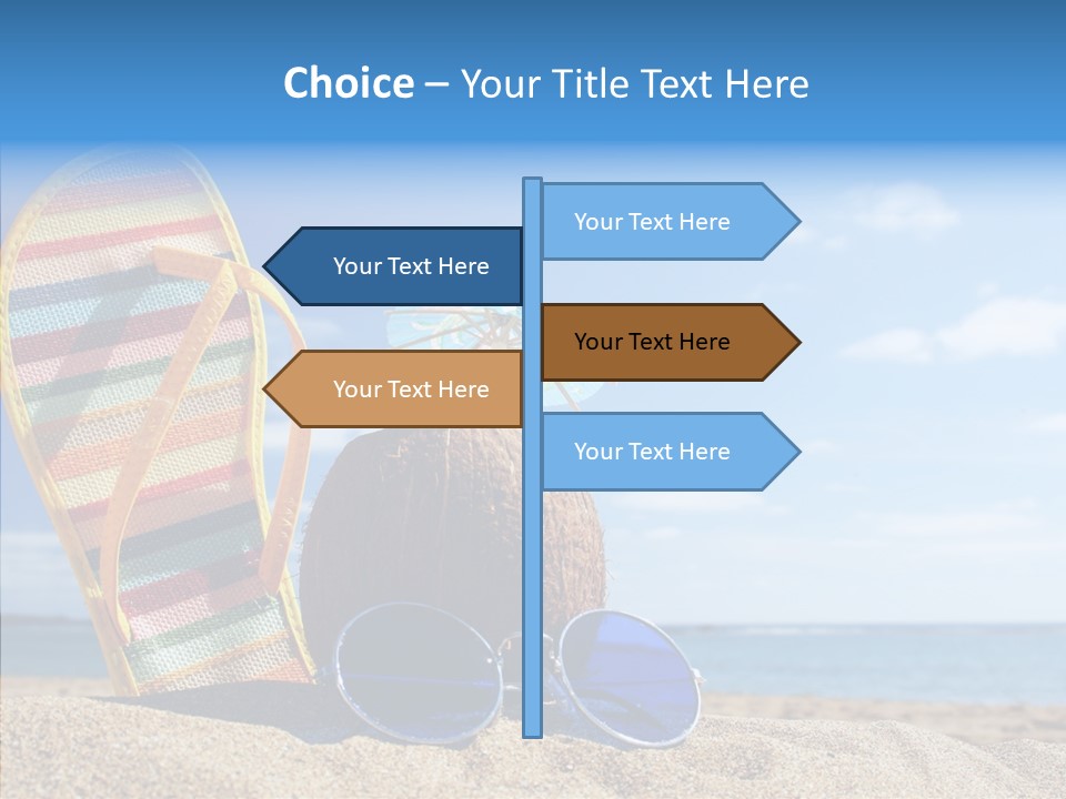 Zen Round Sunglasses PowerPoint Template