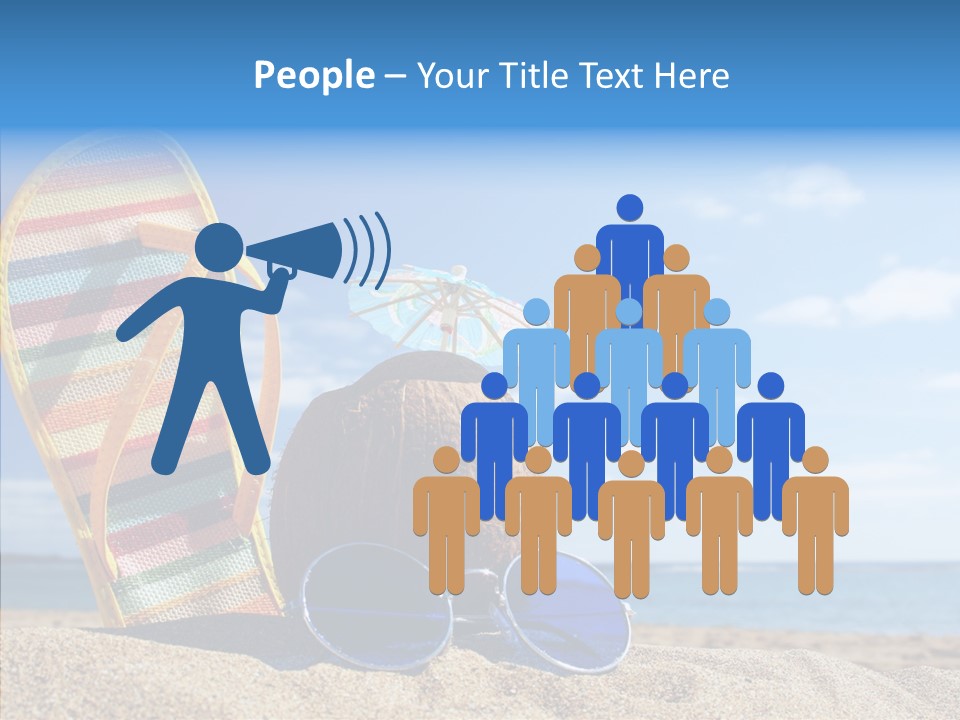 Zen Round Sunglasses PowerPoint Template