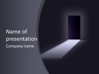 Space Black New PowerPoint Template