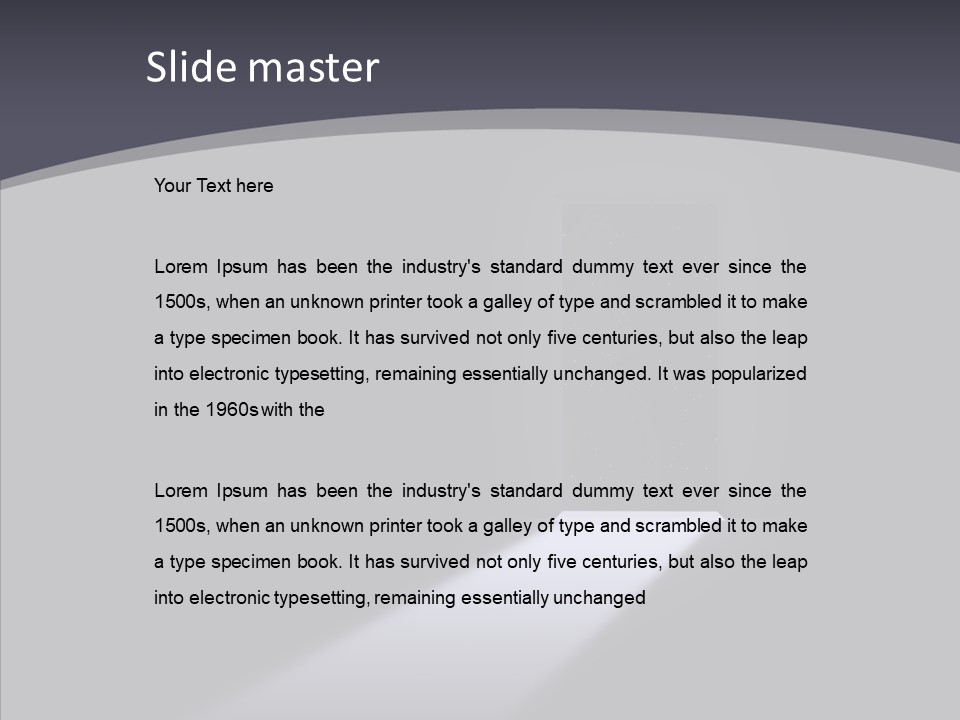 Space Black New PowerPoint Template