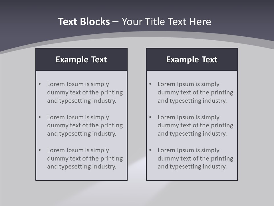 Space Black New PowerPoint Template