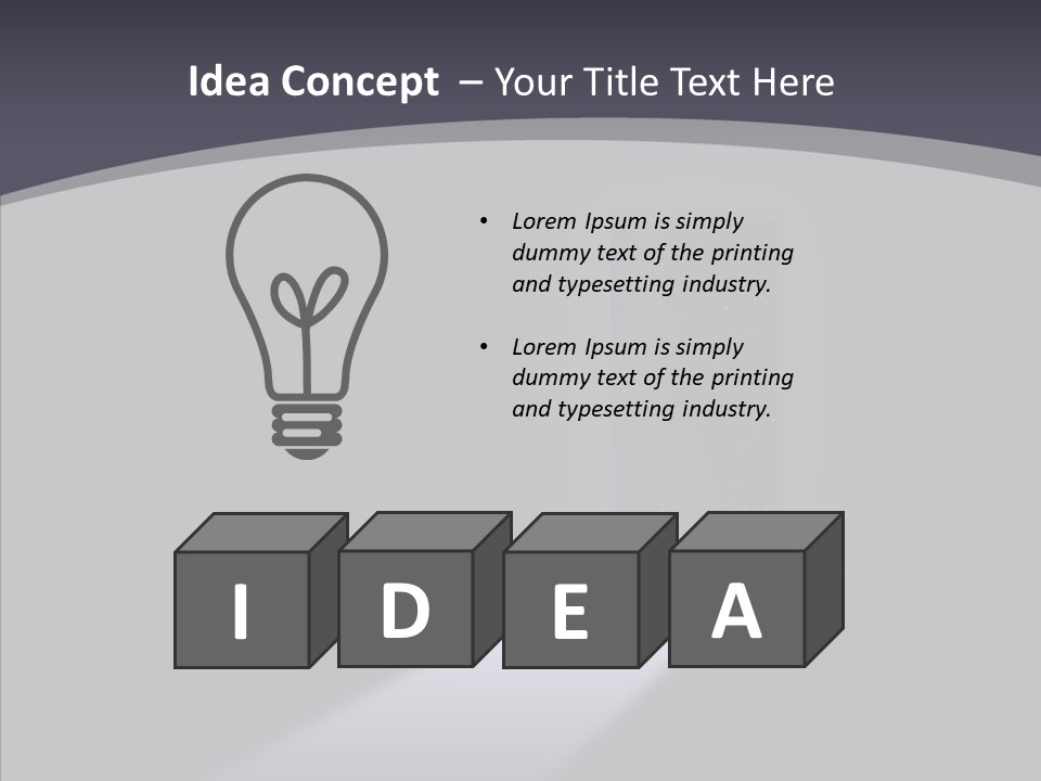 Space Black New PowerPoint Template