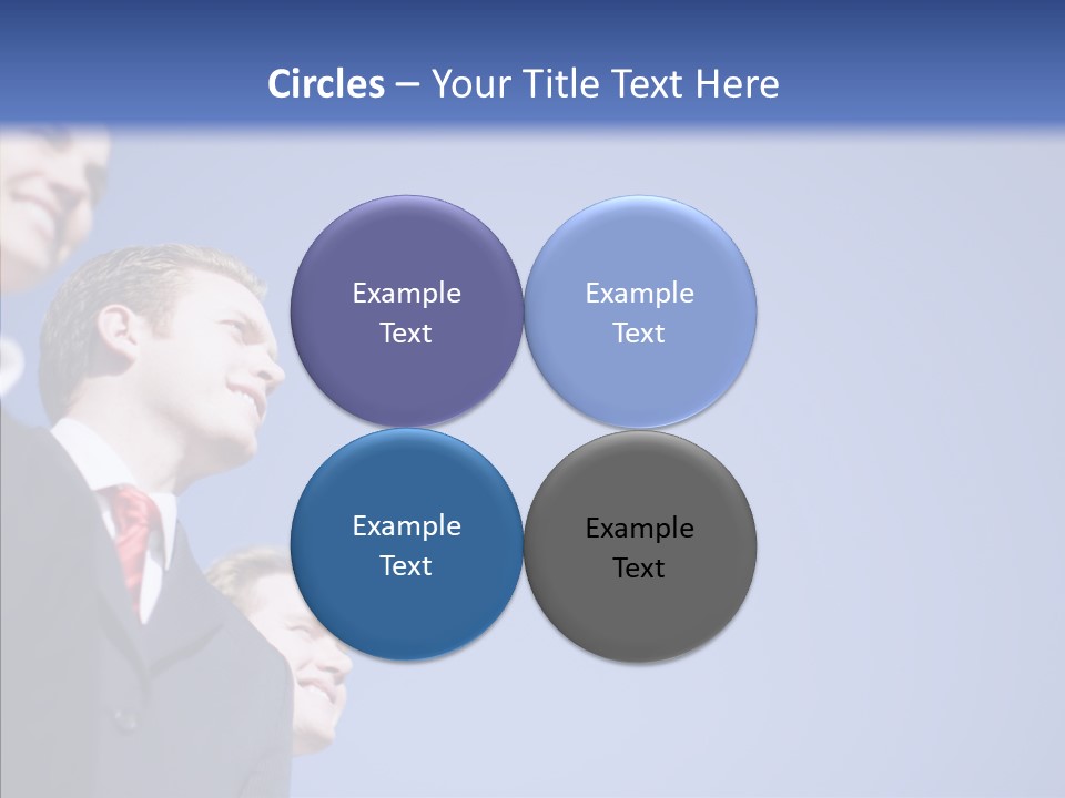 White Friendly Line PowerPoint Template