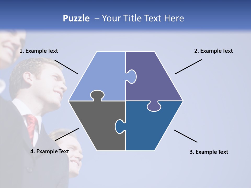 White Friendly Line PowerPoint Template