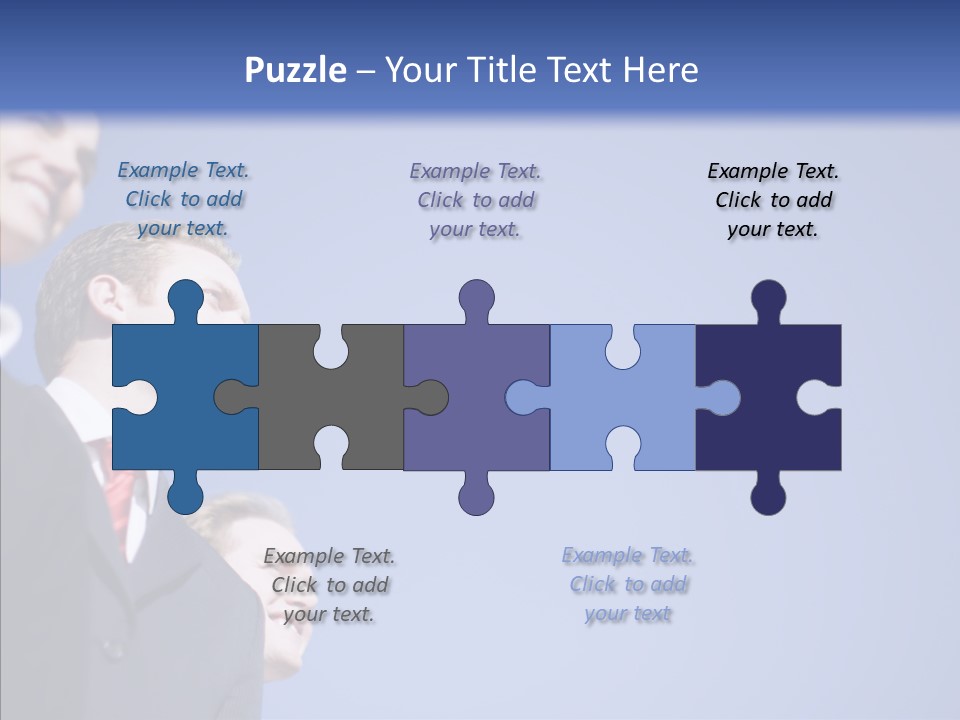 White Friendly Line PowerPoint Template