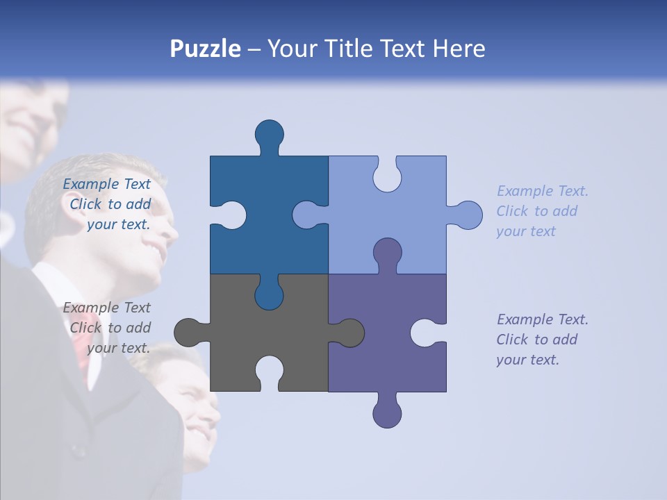 White Friendly Line PowerPoint Template