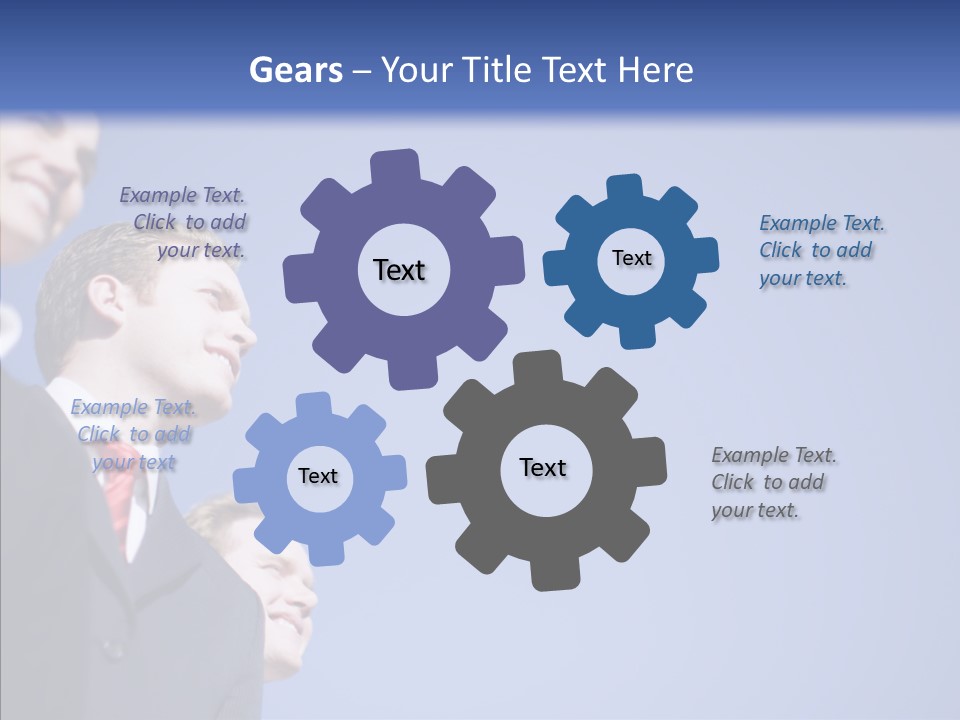 White Friendly Line PowerPoint Template