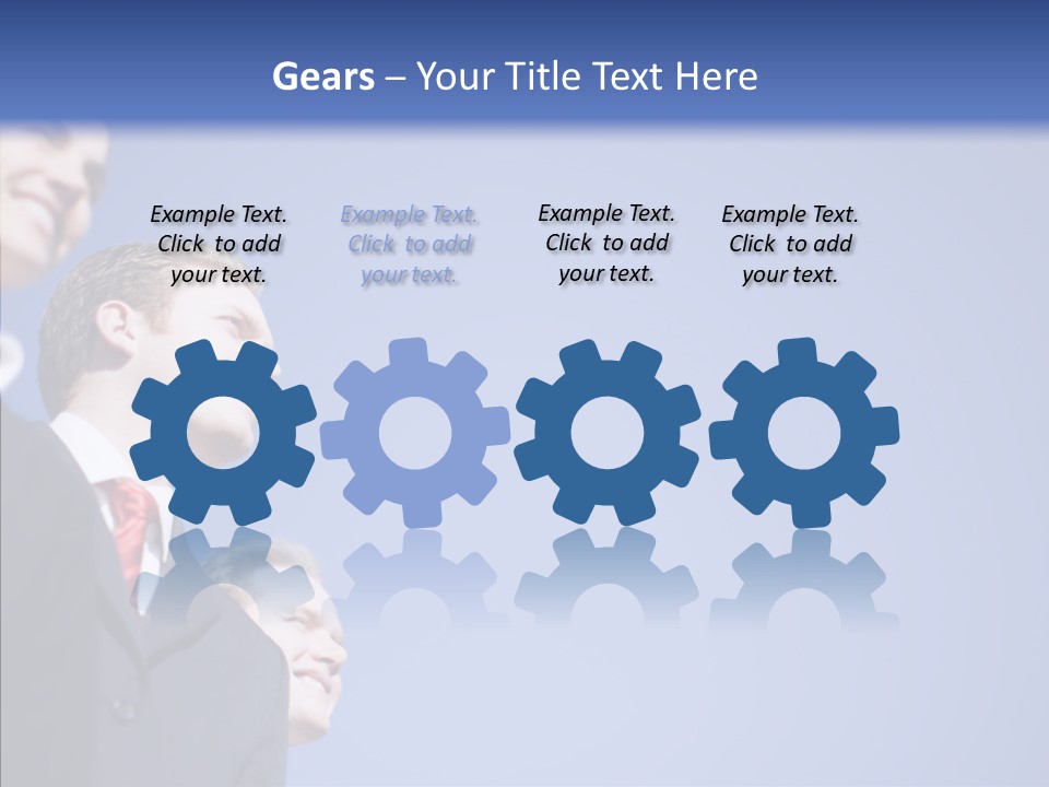 White Friendly Line PowerPoint Template