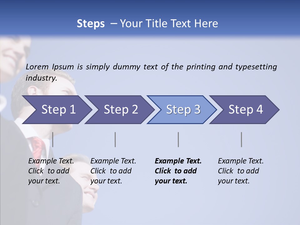 White Friendly Line PowerPoint Template