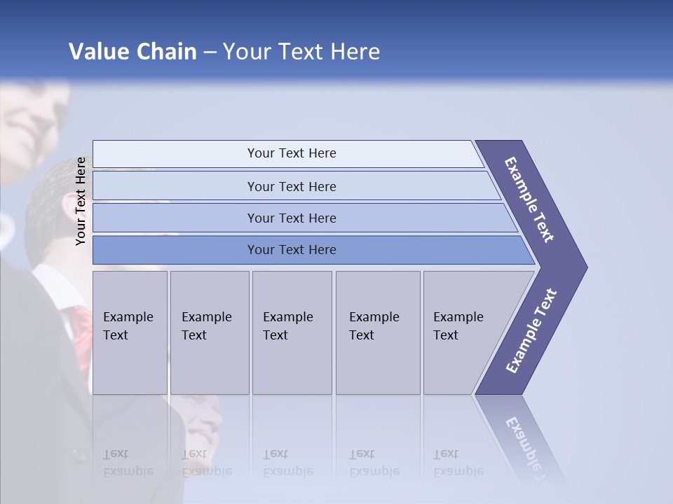 White Friendly Line PowerPoint Template