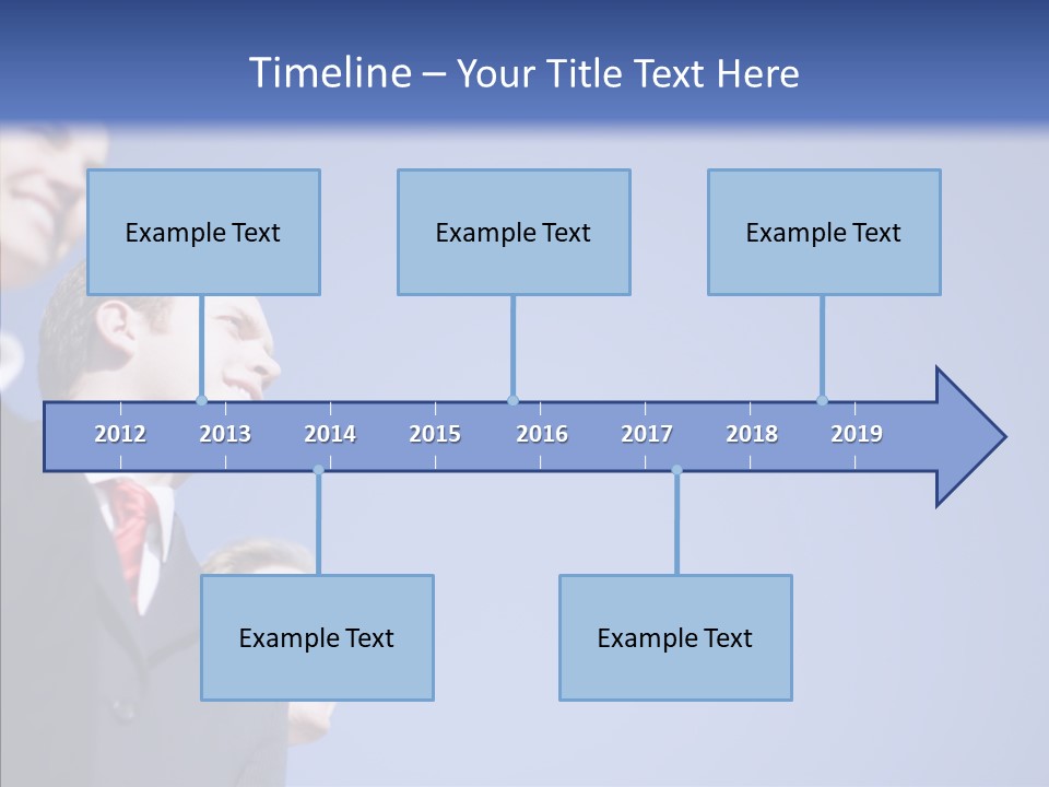White Friendly Line PowerPoint Template