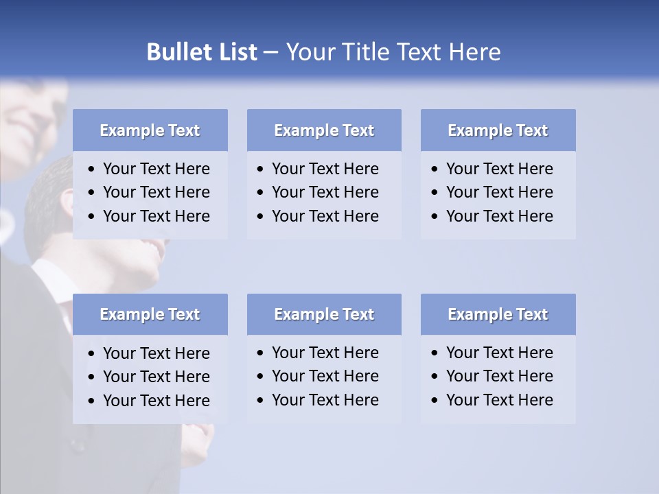 White Friendly Line PowerPoint Template