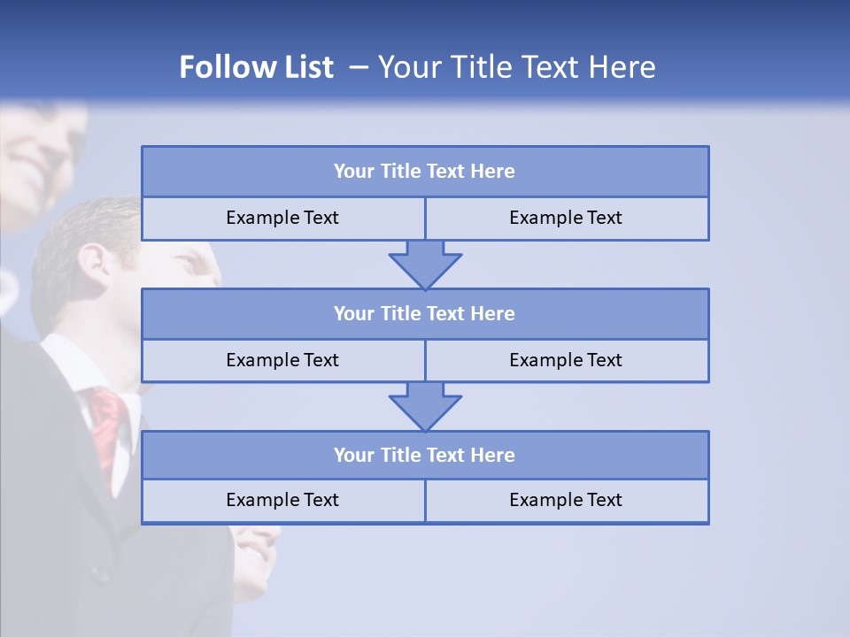 White Friendly Line PowerPoint Template