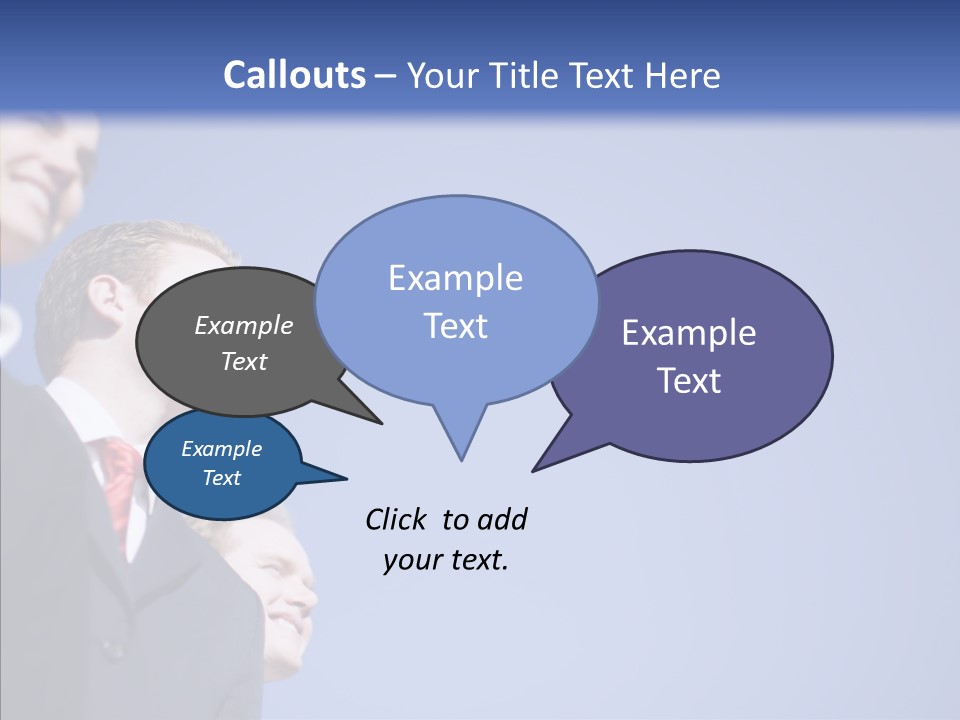 White Friendly Line PowerPoint Template