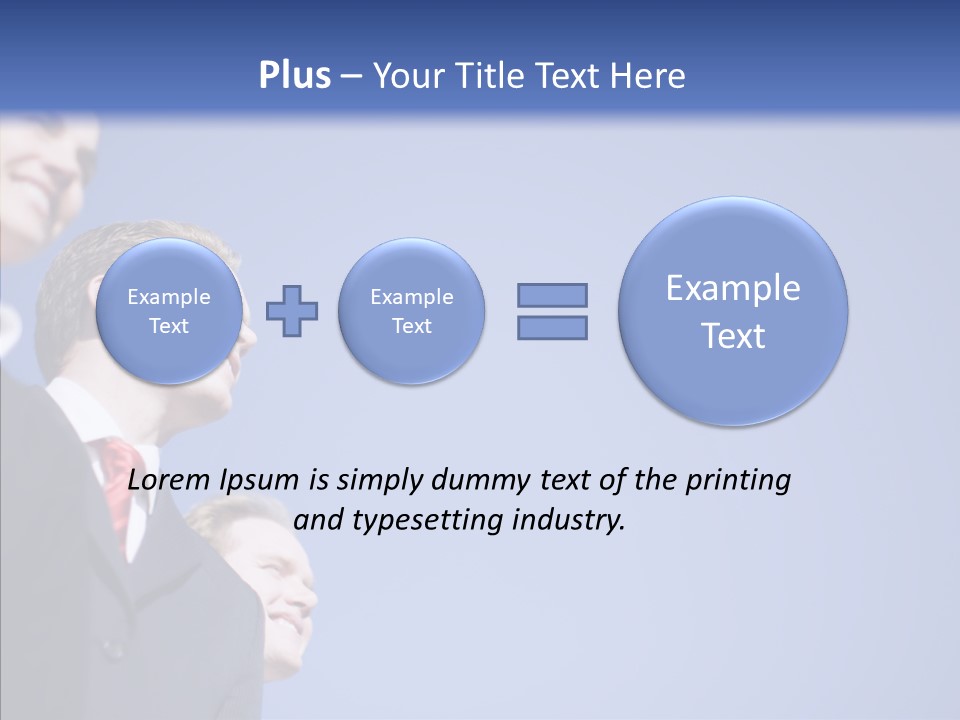 White Friendly Line PowerPoint Template