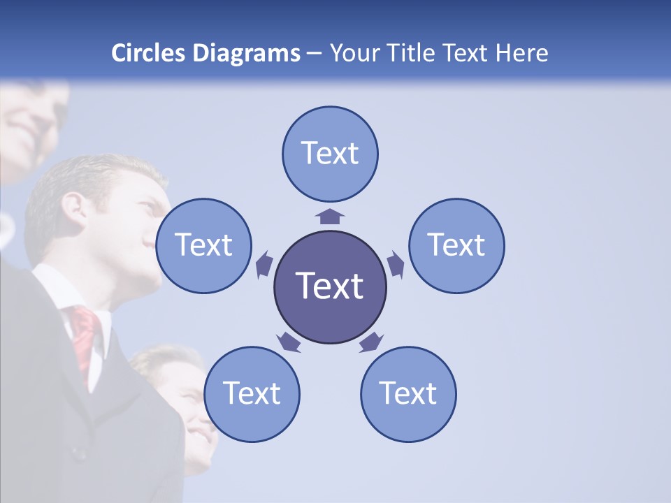 White Friendly Line PowerPoint Template